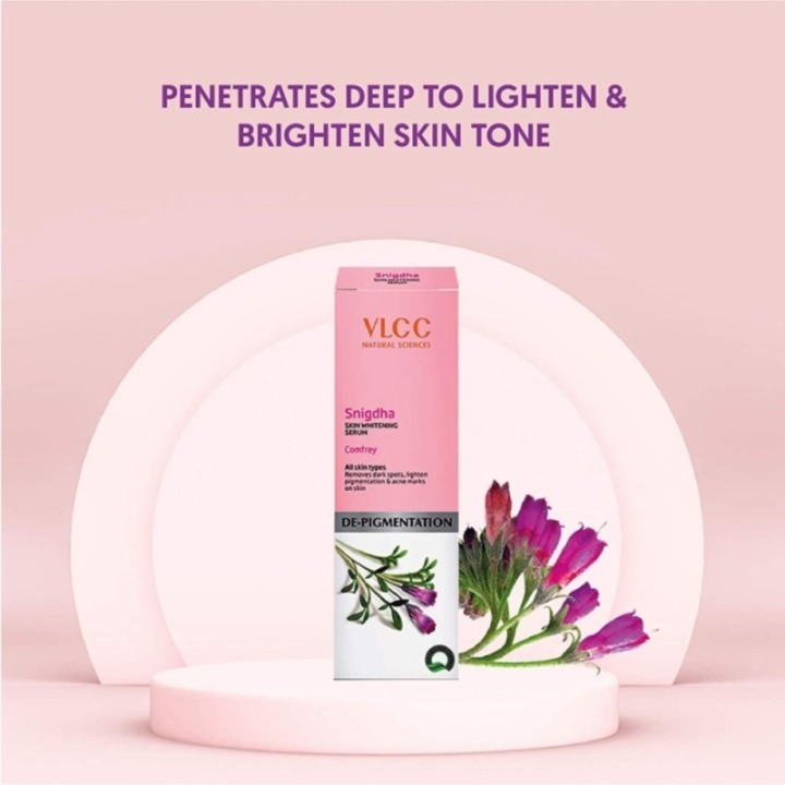 Vlcc Natural Sciences Snigdha Skin Whitening Serum, Removes Dark