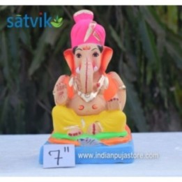 Titwala Feta Eco Friendly Ganesha Idol Made of Clay Shadu Mati