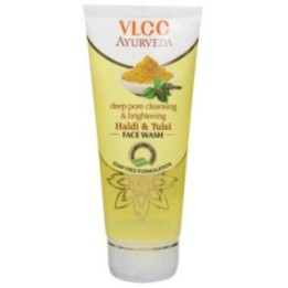 Vlcc Ayurveda Haldi & Tulsi Face Wash - Deep Pore Cleaning