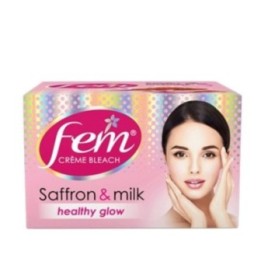Fem Salon Professional Creme Bleach (Saffron & Milk), for Healthy