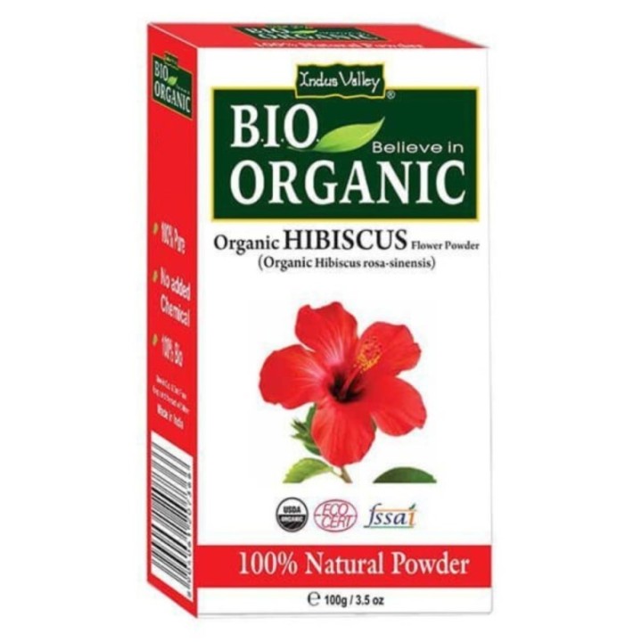 Indus Valley Bio Organic- Organic Hibiscus Flower Powder (Organic