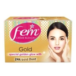Fem Salon Professional Creme Bleach (Gold), for Special Golden Glow