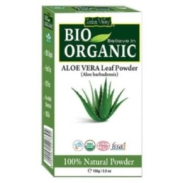 Indus Valley Bio Organic Aloe Vera Leaf Powder (Aloe Barbadensis) 100g
