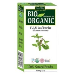 Indus Valley Bio Organic Tulsi Leaf Powder (Ocimum Sanctum) 100g