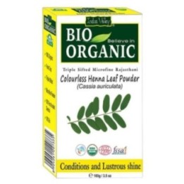 Indus Valley Bio Organic Colourless Henna Leaf Powder (Cassia