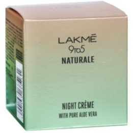 Lakme 9 to 5 Naturale Night Creme with Pure Aloe Vera 50g