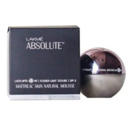 Lakme Absolute Skin Natural Mousse Mattreal SPF 8, (06 Almond Honey)
