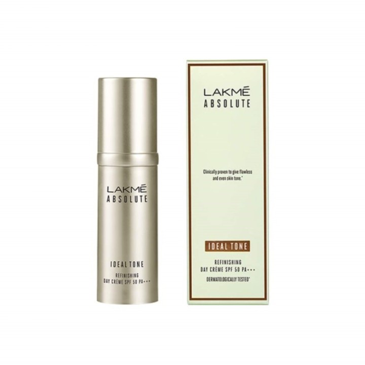 Lakme Absolute Ideal Tone Refinishing Day Creme SPF 50 PA+++ 30ml
