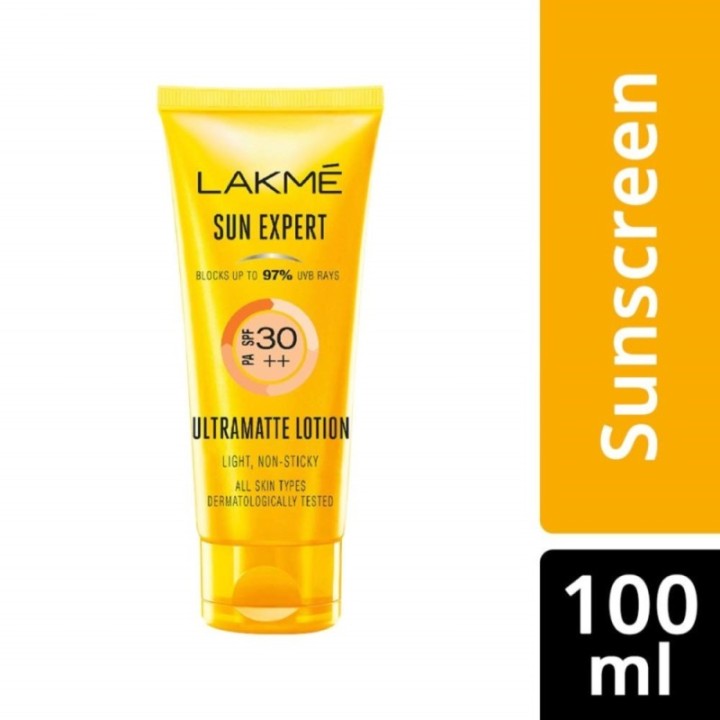 Lakme Sun Expert Ultra Matte Lotion SPF 30 PA++, Blocks Up to 97% Uvb