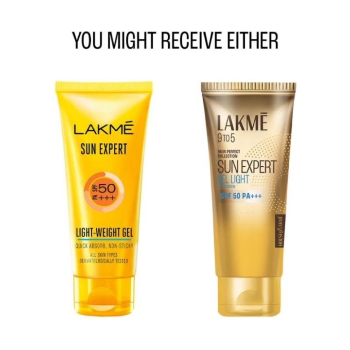 Lakme Sun Expert Ultra Matte Gel SPF 50 PA+++, Quick Absorb