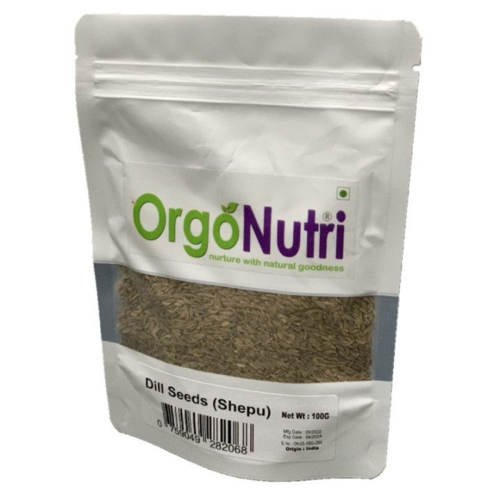 Orgonutri Dill Seeds, Shepu, Sua Seeds (Sholpa, Soa) 100g