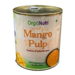 Orgonutri Mango Pulp From Indian Mangoes (850g)