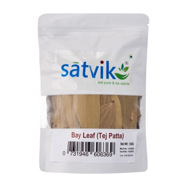 Satvik Whole Bay Leaf/tej Patta 50g