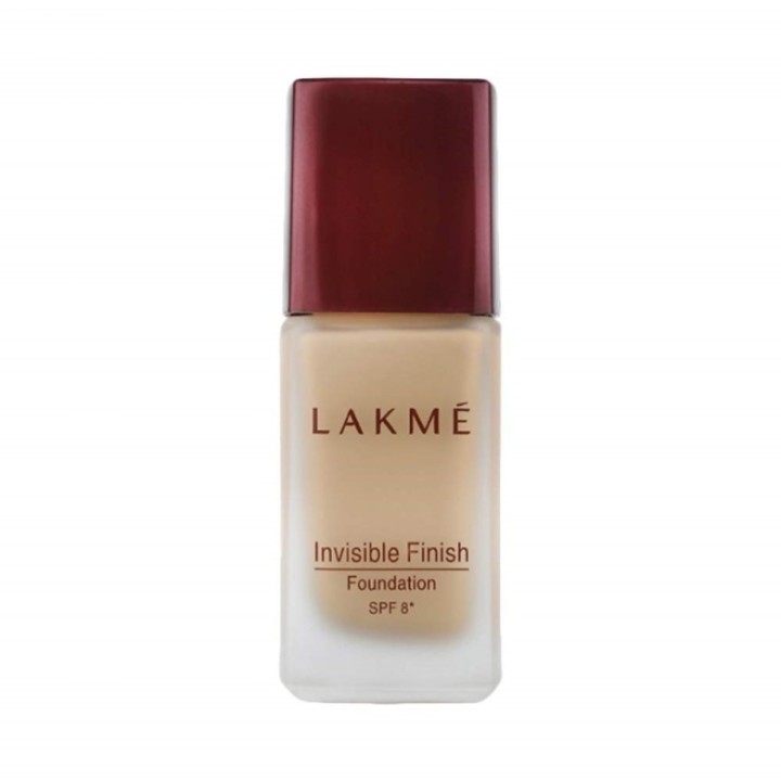 Lakme Invisible Finish Foundation SPF 8*, (04) 25ml