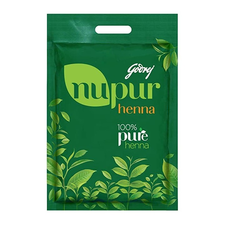 Godrej Nupur Henna - 100% Natural Hair Henna (500g)