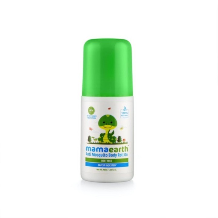 Mamaearth Anti Mosquito Body Roll on, 100% Natural, Upto 8Hrs