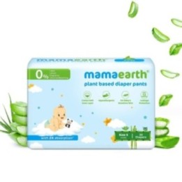 Mamaearth Plant Based Diaper Pants with 2X Absorption, Size S