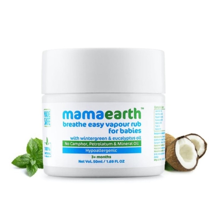 Mamaearth Breathe Easy Vapourub for Babies with Winter Green
