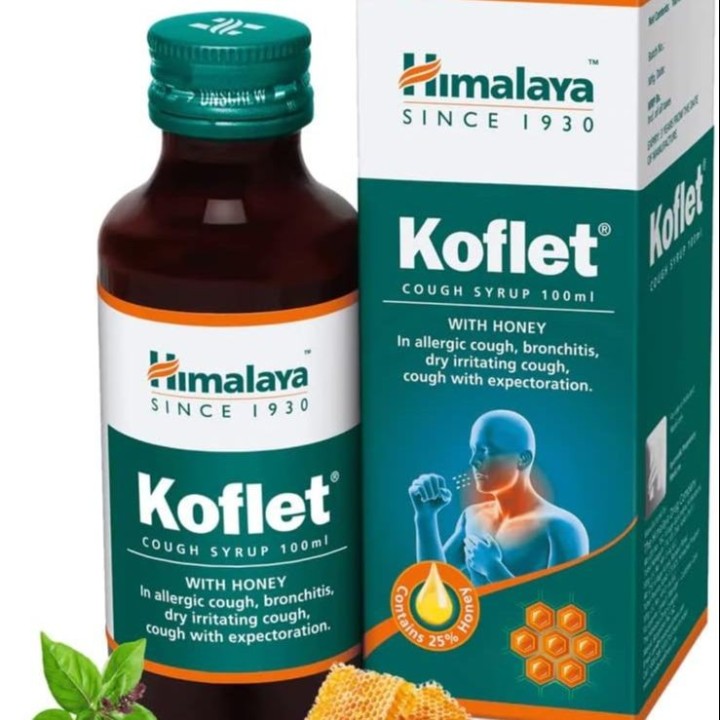Himalaya Koflet-Sf Sugar-Free Linctus Cough Syrup (100ml)