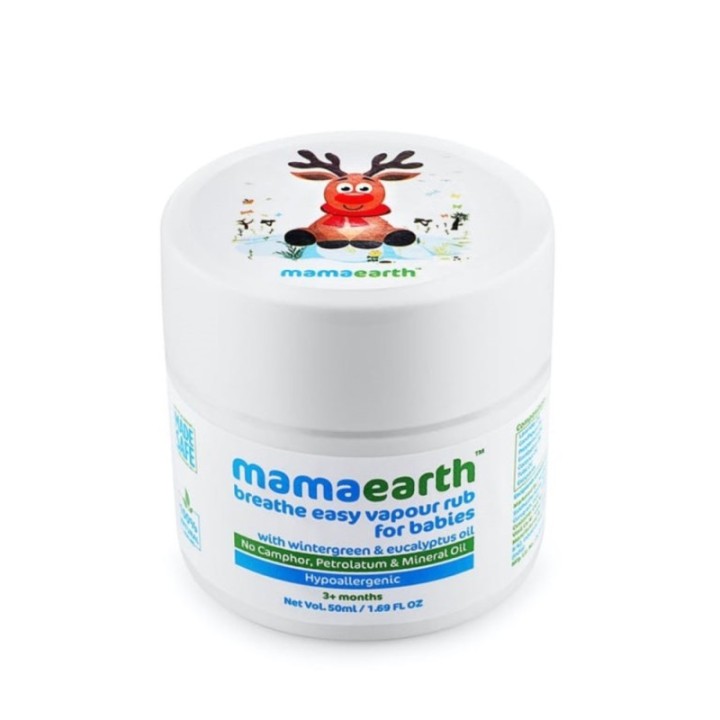 Mamaearth Breathe Easy Vapourub for Babies with Winter Green