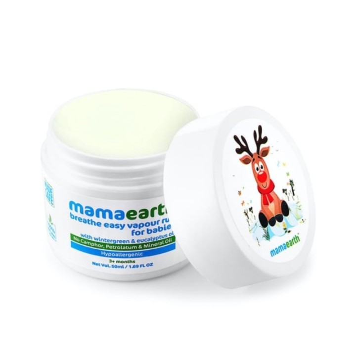 Mamaearth Breathe Easy Vapourub for Babies with Winter Green