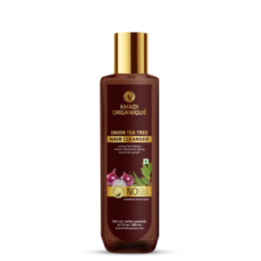 Khadi Organique Onion Tea Tree Hair Cleanser Shampoo (200ml)