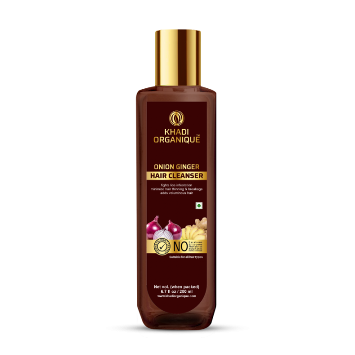 Khadi Organique Onion Ginger Shampoo 200ml