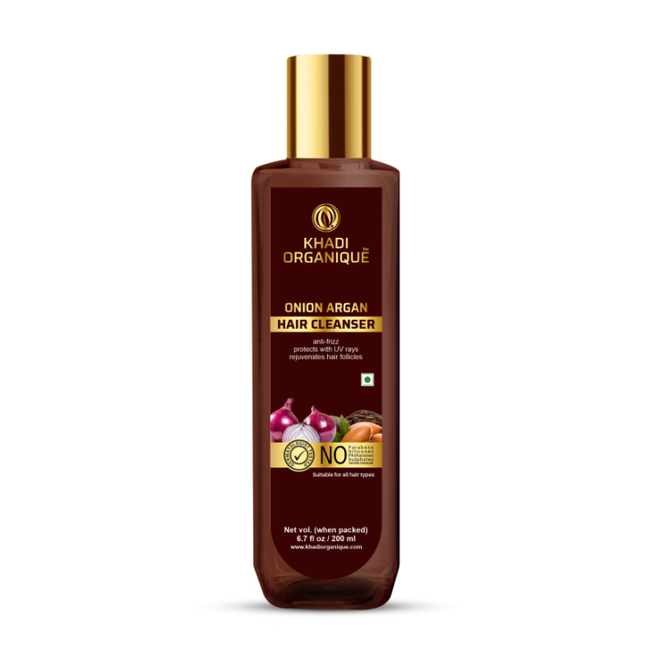 Khadi Organique Onion Argan Shampoo 200ml