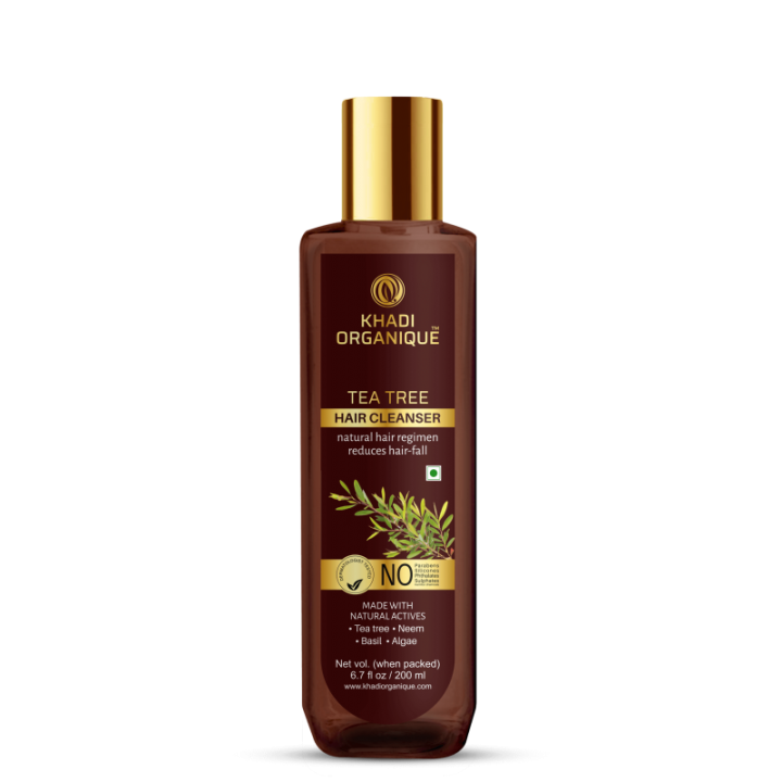 Khadi Organique Tea Tree Hair Cleanser 200ml