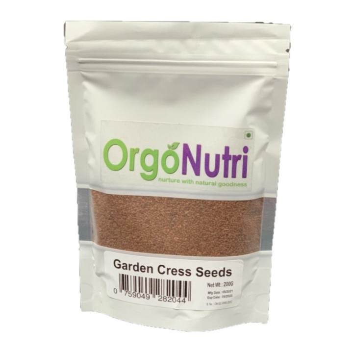 Orgonutri Garden Cress Seeds, Halim Seeds, Aliv Seeds, Immunity