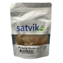 Satvik Acacia Gum, Arabic Gum, Indian Edible Gum (Can Eat Post