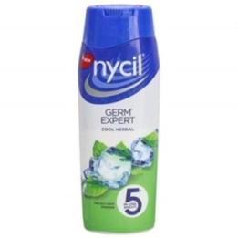 Nycil Germ Expert Cool Herbal Prickly Heat Powder - 5 in One Benefits