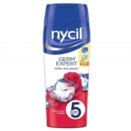 Nycil Germ Expert Cool Gulabjal Prickly Heat Powder - 5 in One