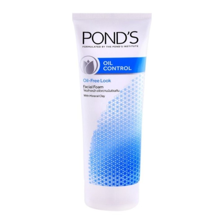 Pond's Oil Control Oil-Free Look Facial Foam - with Mineral Clay 100g
