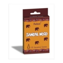 Tulasi Sandalwood Incense Cones, Pack of 4 ( in ) 1 Pack
