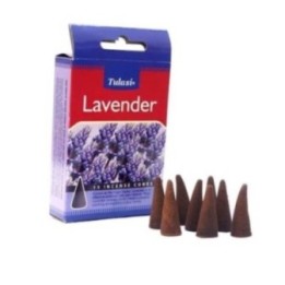 Tulasi Lavender Incense Cones, Pack of 4 ( in ) 1 Pack