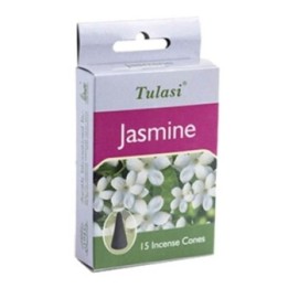 Tulasi Jasmine Incense Cones, Pack of 4 ( in ) 1 Pack