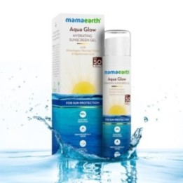 Mamaearth Aqua Glow Hydrating Sunscreen Gel SPF 50 (50g)