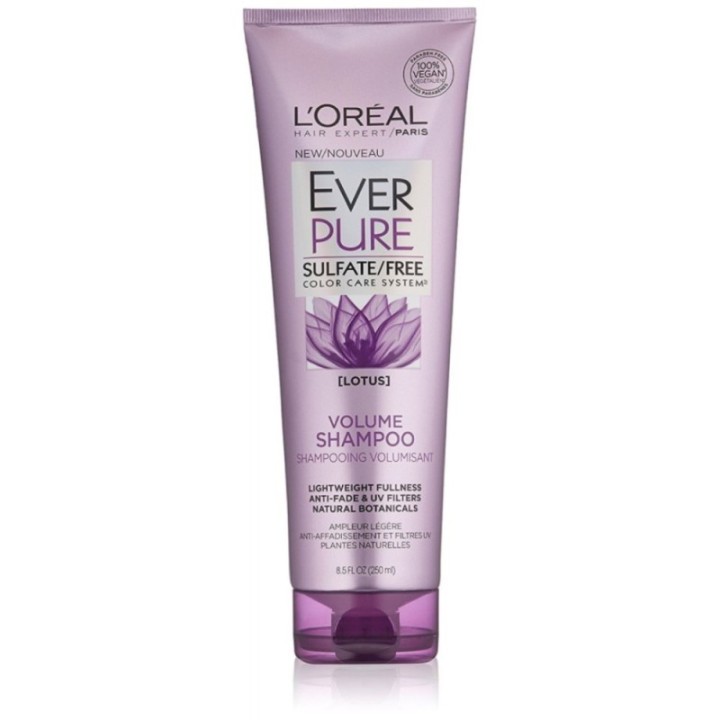 Ever Pure Sulfate-Free Color Care System Volume Shampoo (Lotus) 250ml
