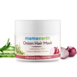 Mamaearth Onion Hair Mask, with Onion Oil & Organic Bamboo Vinegar