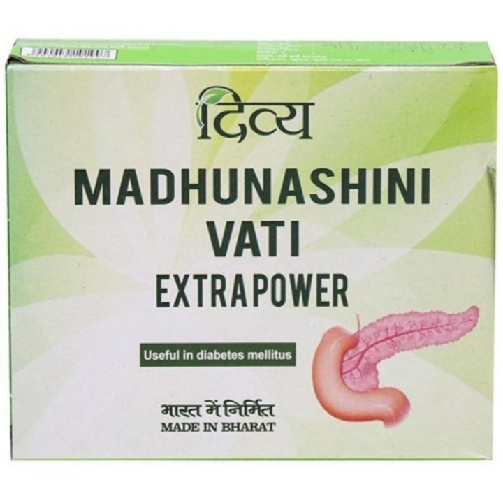 Patanjali Divya Madhunashini Vati Extra Power Tablets, (30*4'S, Pack