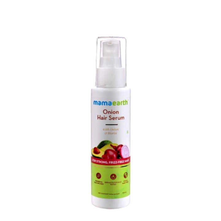 Mamaearth Onion Hair Serum with Onion & Biotin, for Strong Frizz-Free
