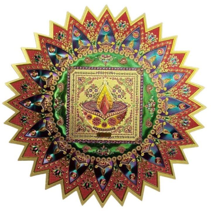Satvik Lakshmi Charan Feet Door Entrance Stickers for Diwali