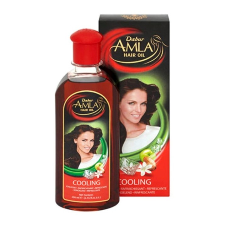 Dabur Amla Hair Oil (Cooling) - Instant Relief from Heat & Stress