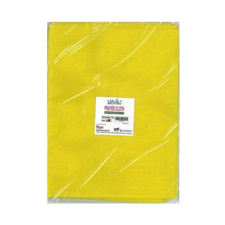 Satvik Prayer/puja Cloth (Yellow Color), 0.8 Mtrs