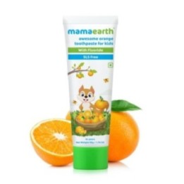 Mamaearth Awesome Orange Toothpaste for Kids, Pack of 2 ( Each), Sls