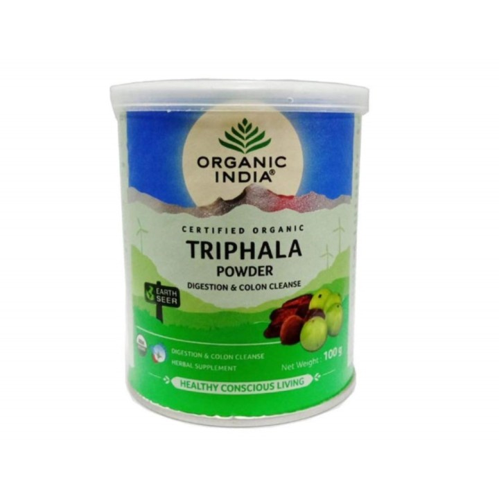Organic India Triphala Powder Digestion & Colon Cleanse 100g