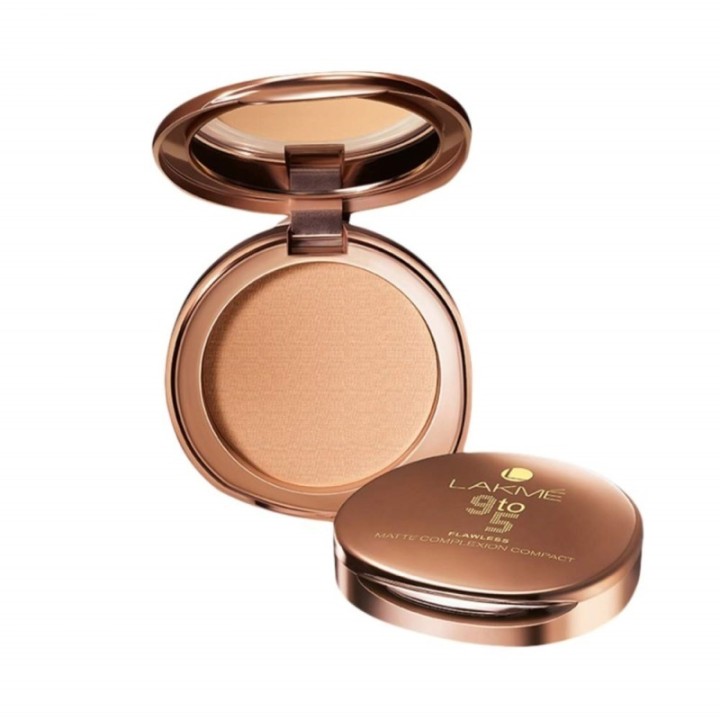 Lakme 9 to 5 Flawless Matte Complexion Compact, (Melon Matte) 8g