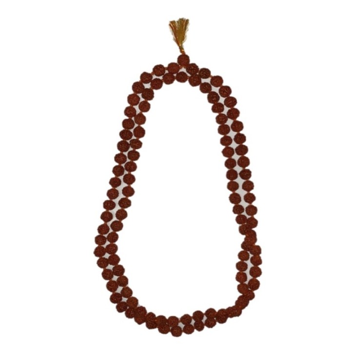 Satvik Rudraksh Mala, 108 Beads for Prayer, Rosary Japmala