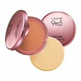 Lakme 9 to 5 Primer+matte Powder Foundation, (05 Honey Dew) 9g